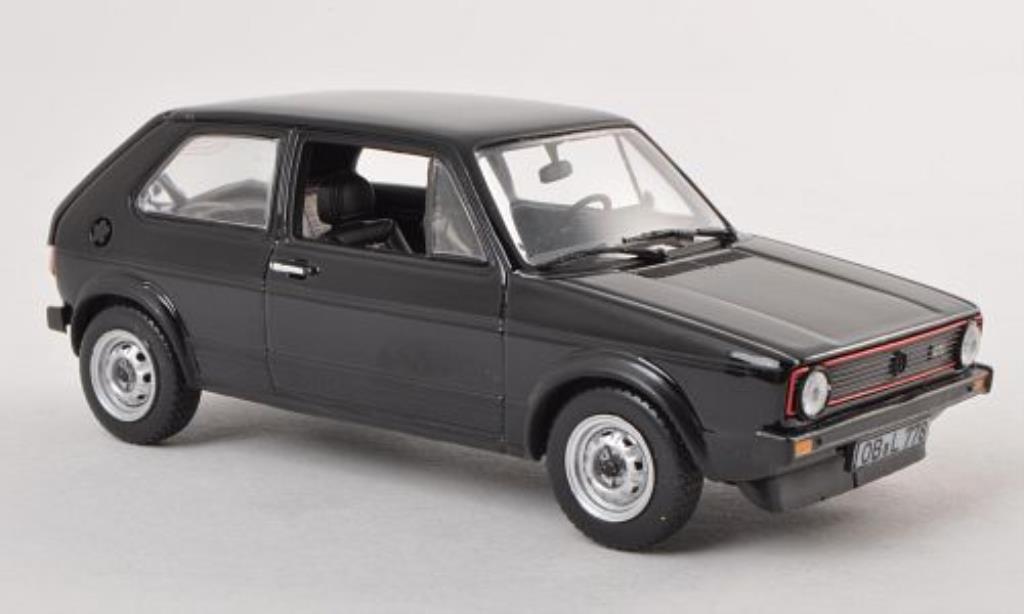 Volkswagen Golf I 1/43 Norev I GTI nero 1976 modellino in miniatura