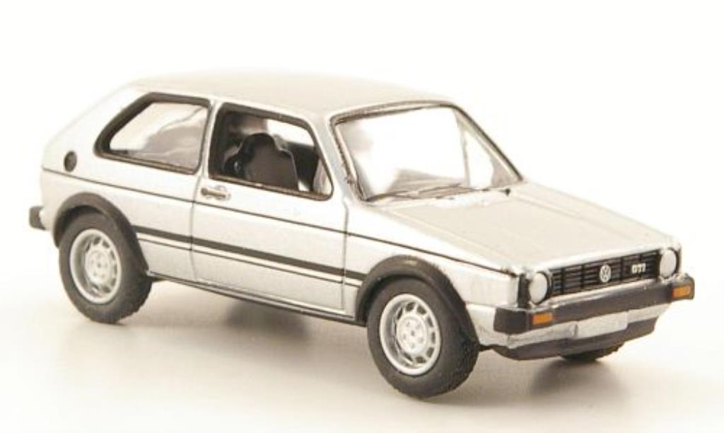 Volkswagen Golf I 1/87 Bub I GTI grigio modellino in miniatura