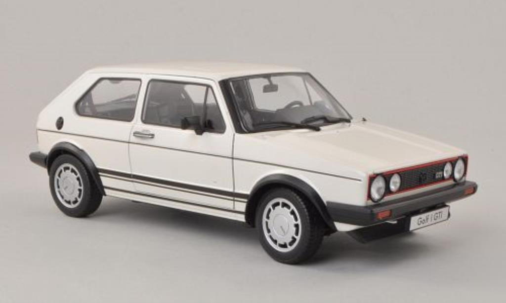 Volkswagen Golf I 1/18 Welly I GTI bianco 1982 modellino in miniatura