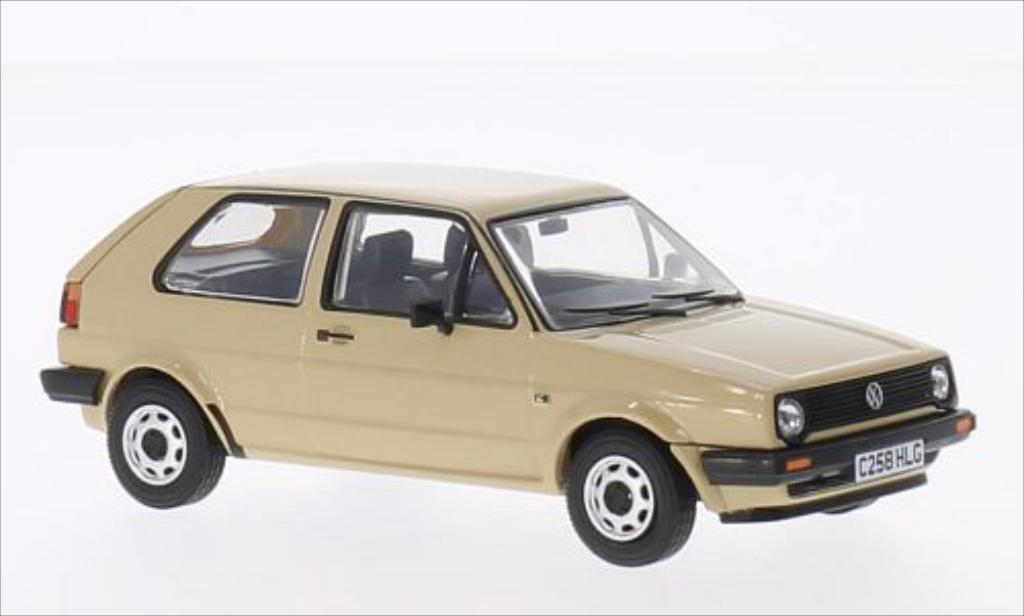 Volkswagen Golf 2 1/43 Vanguards 2 1.3C beige RHD modellino in miniatura