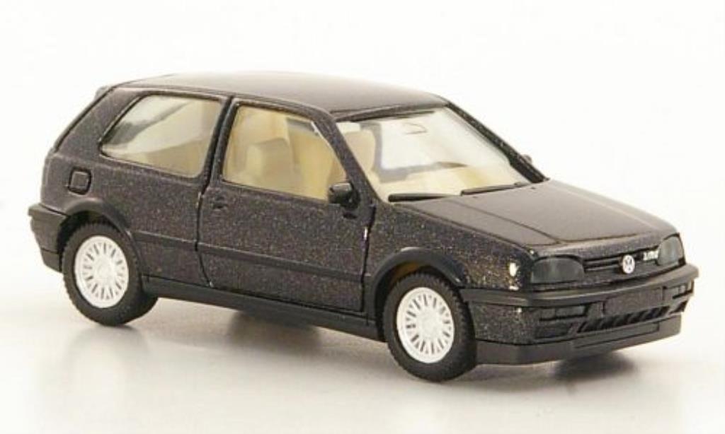 Volkswagen Golf III 1/87 Herpa III VR6 nero 2-Turer modellino in miniatura