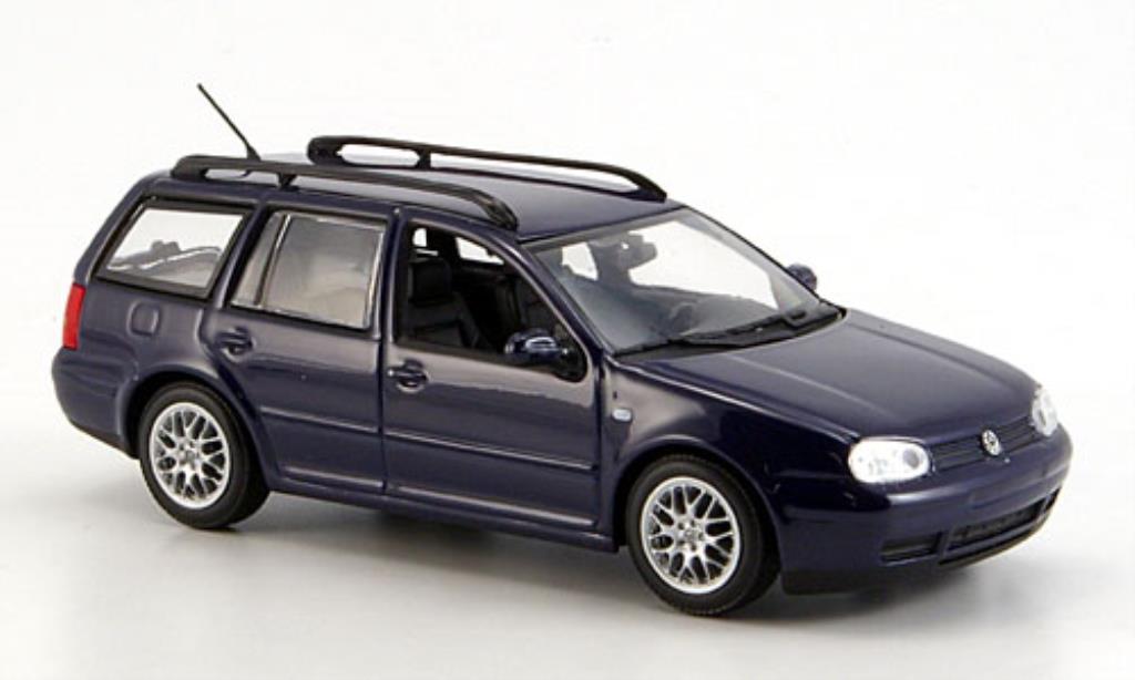 Volkswagen Golf IV 1/43 Minichamps IV Variant blu 1999 modellino in miniatura