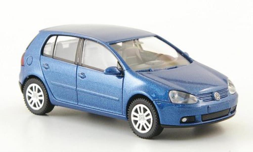Volkswagen Golf V 1/87 Wiking V blu 5-Turer 2003 modellino in miniatura