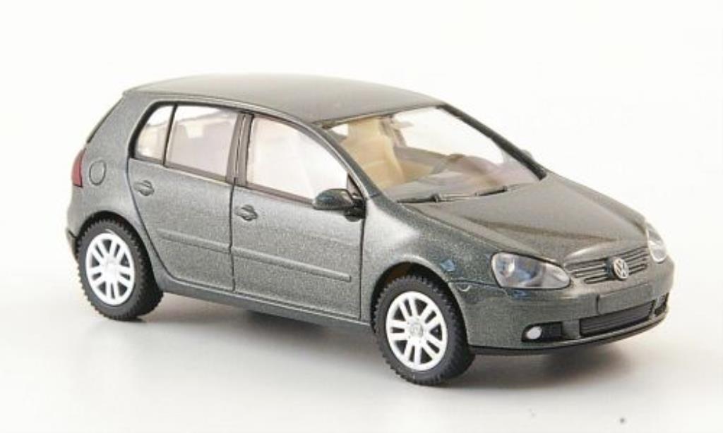 Volkswagen Golf V 1/87 Wiking V grigio-grun 5-Turer 2003 modellino in miniatura