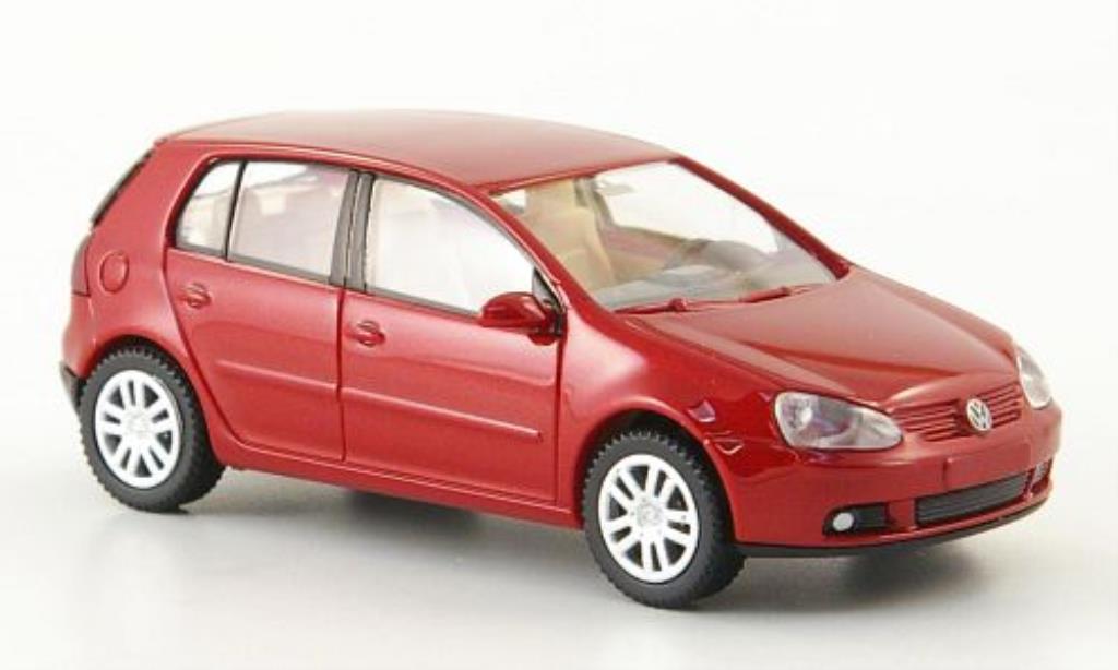 Volkswagen Golf V 1/87 Wiking V rosso 5-Turer 2003 modellino in miniatura