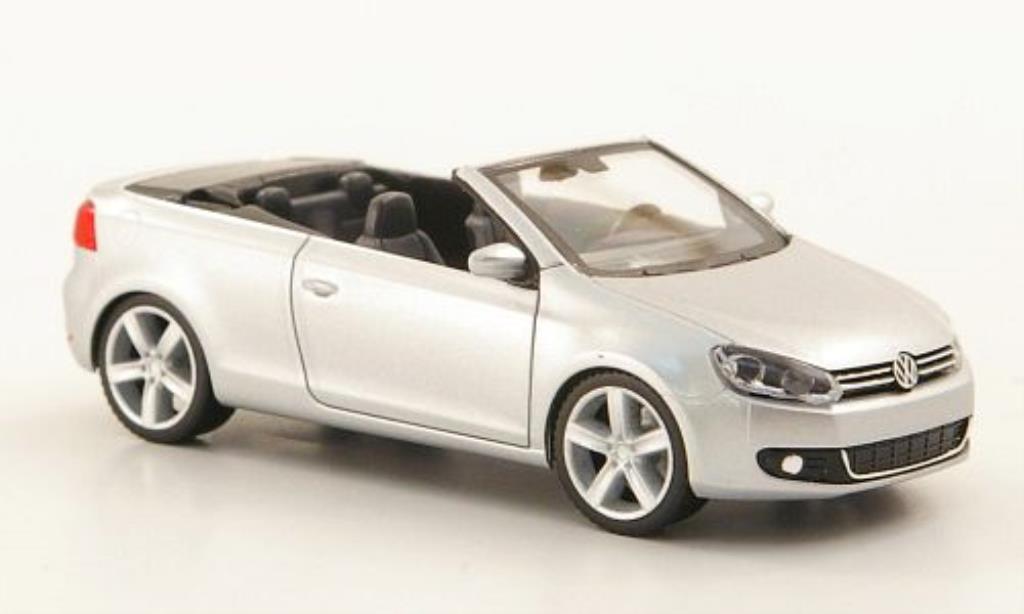 Volkswagen Golf VI 1/87 Herpa VI Cabrio grigio 2011 modellino in miniatura