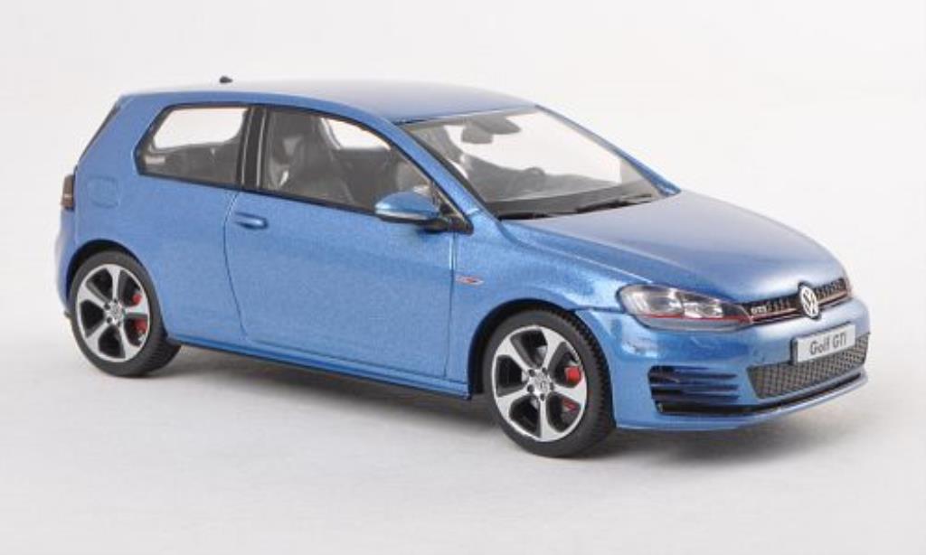 Volkswagen Golf VII 1/43 Herpa VII GTI blu 3-Turer modellino in miniatura