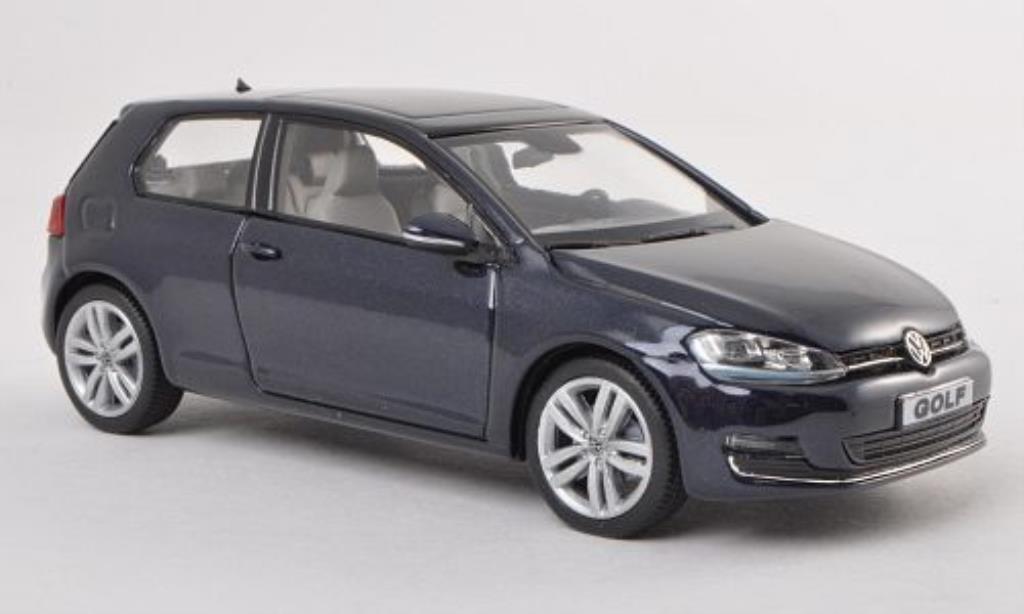 Volkswagen Golf VII 1/43 Herpa VII blu 3-Turer modellino in miniatura