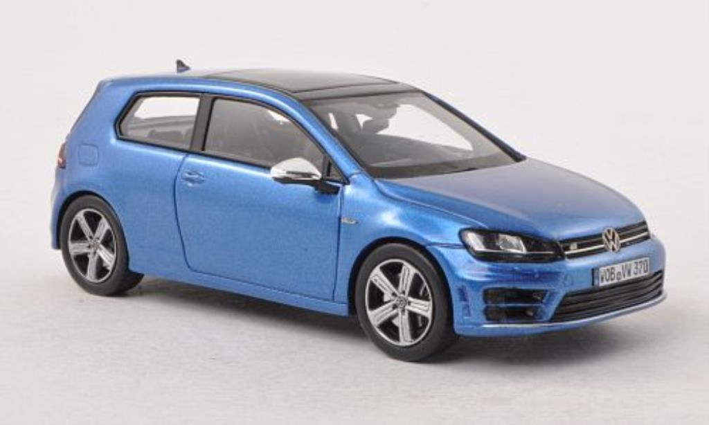 Volkswagen Golf VII 1/43 Spark VII R blu 3-Turer 2013 modellino in miniatura