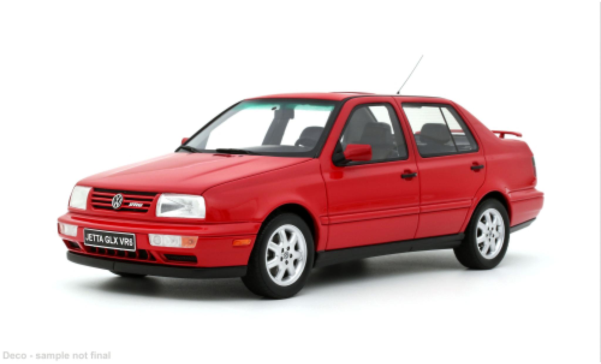 Volkswagen Jetta 1/18 Ottomobile MK III GLX VR6 rosso 1996 1:18 modellini auto