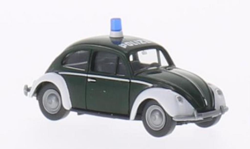 Volkswagen Kafer 1/87 Wiking 1200 Polizei modellino in miniatura