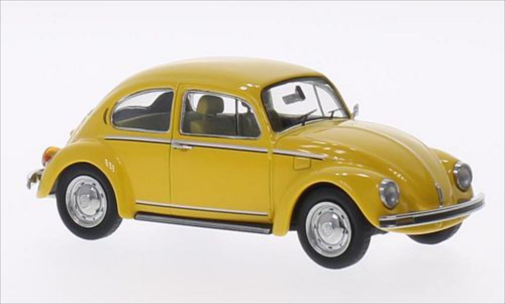 Volkswagen Kafer 1/43 Schuco 1200 Sunny Bug giallo modellino in miniatura