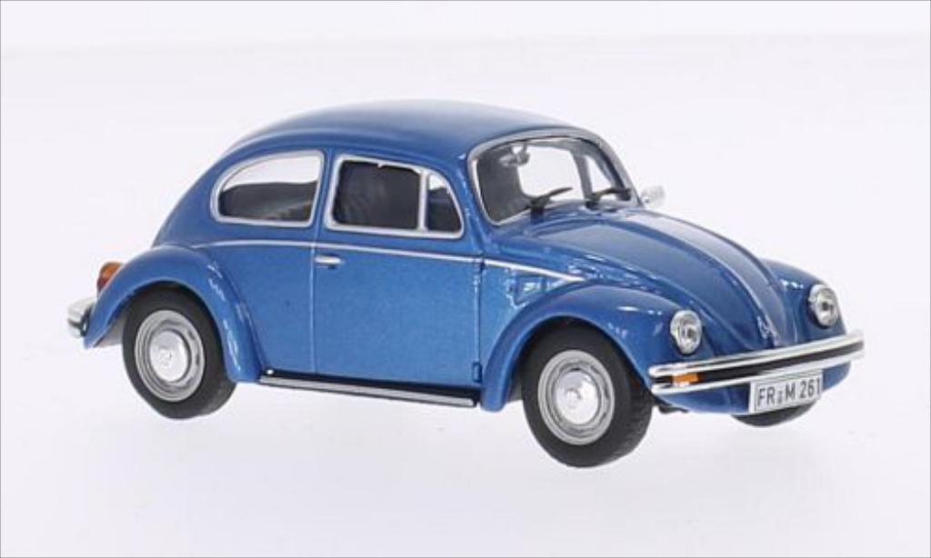 Volkswagen Kafer 1/43 Solido 1302 LS metallico blu 1972 modellino in miniatura