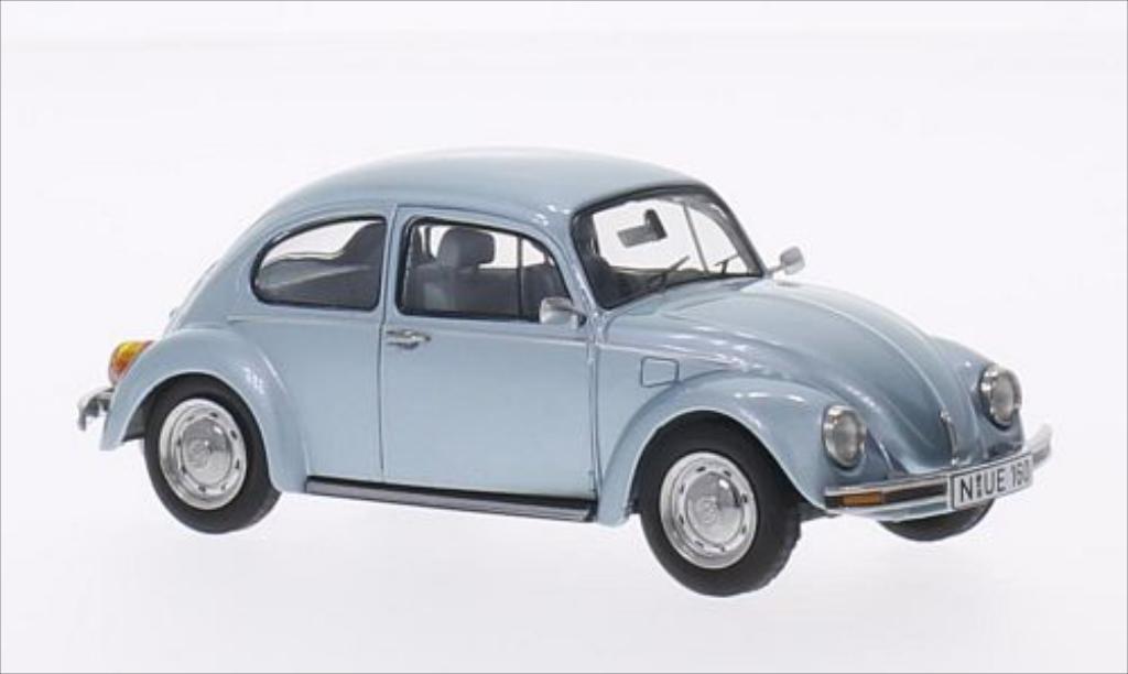 Volkswagen Kafer 1/43 Schuco 1600 Última Edición metallico blu modellino in miniatura