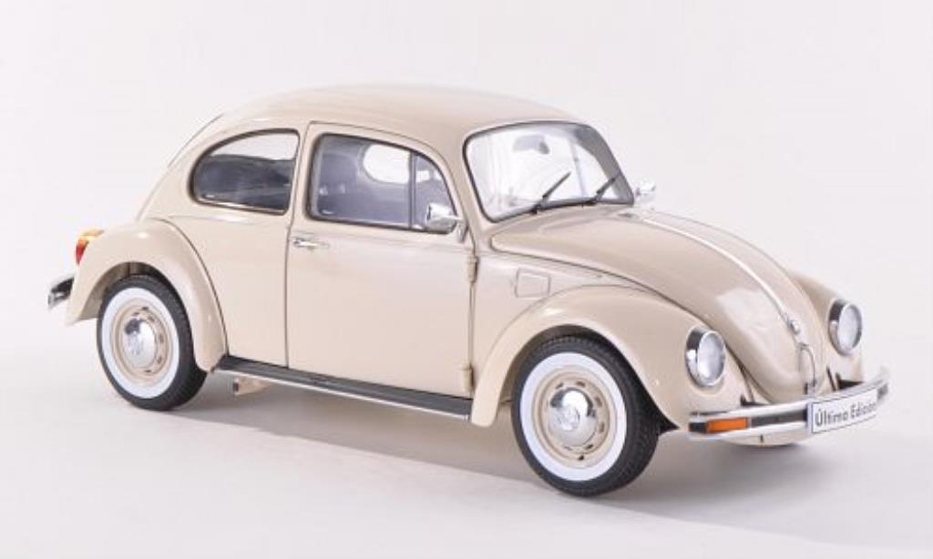 Volkswagen Kafer 1/18 Schuco 1600i ?ltima Edici?n beige 2003 modellino in miniatura