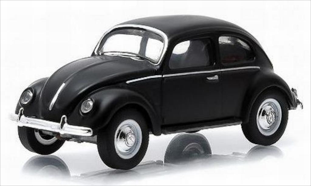 Volkswagen Kafer 1/64 Greenlight matt-nero 1952 modellino in miniatura