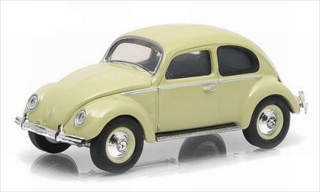 Volkswagen Kafer 1/64 Greenlight (Typ 1) beige 1952 modellino in miniatura