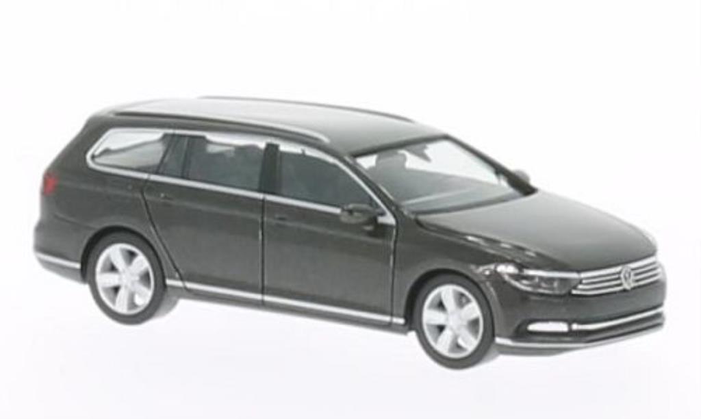 Volkswagen Passat 1/87 Herpa (B8) Variant marroneee 2014 modellino in miniatura