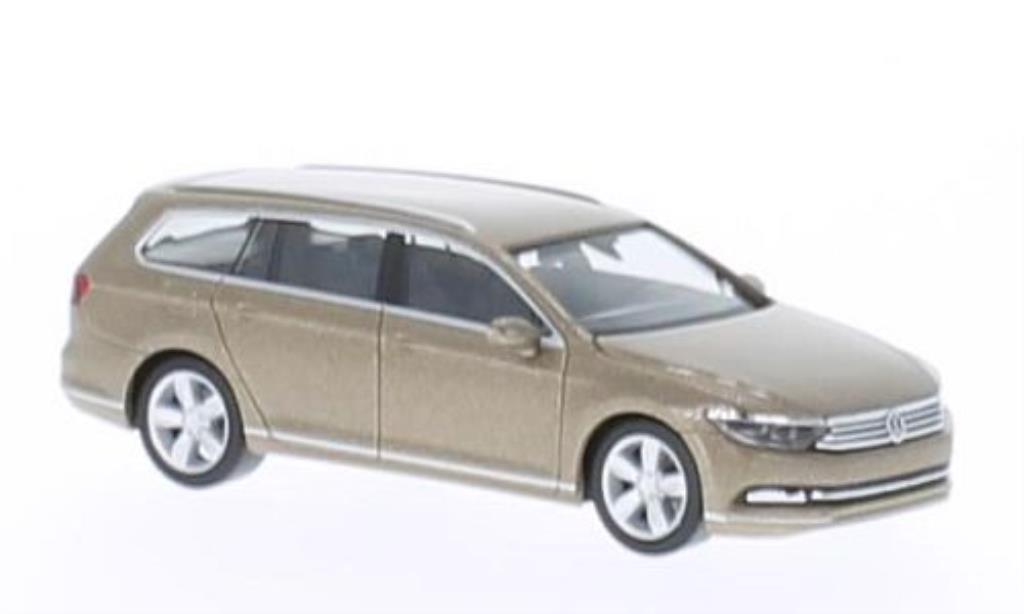 Volkswagen Passat 1/87 Herpa (B8) Variant beige 2014 modellino in miniatura