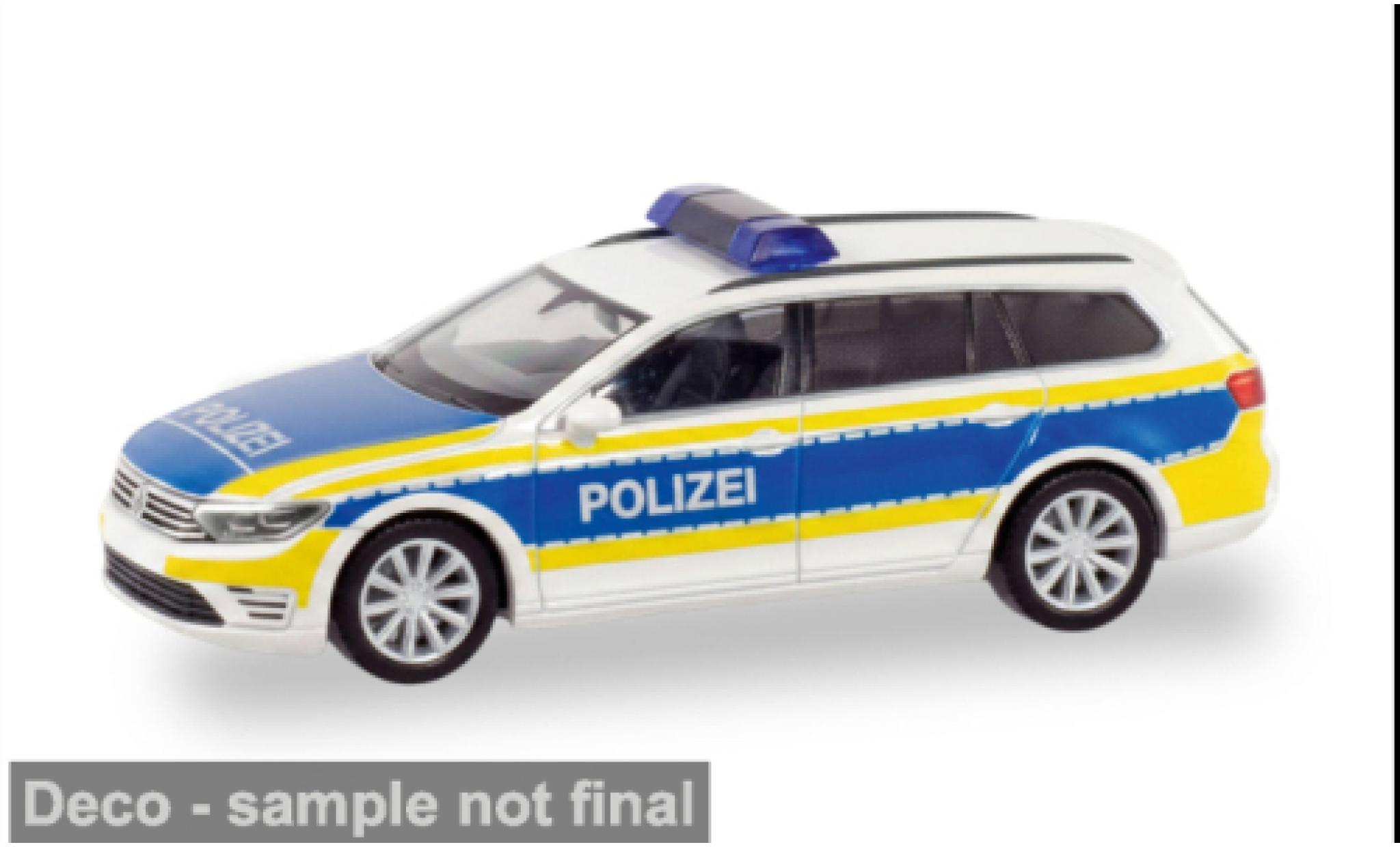Volkswagen Passat 1/87 Herpa GTE Polizei Niedersachsen 1:87 modellini auto