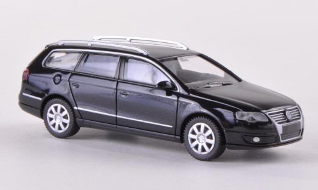 Volkswagen Passat 1/87 Wiking Variant (B6) nero 2005 modellino in miniatura