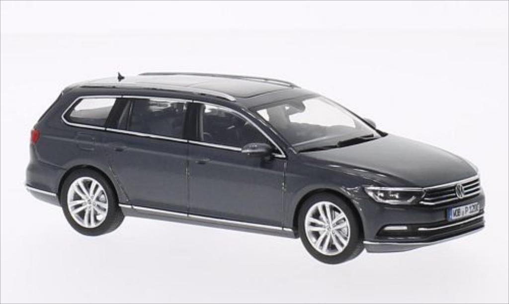 Volkswagen Passat 1/43 Herpa Variant metallico grigio 2014 modellino in miniatura