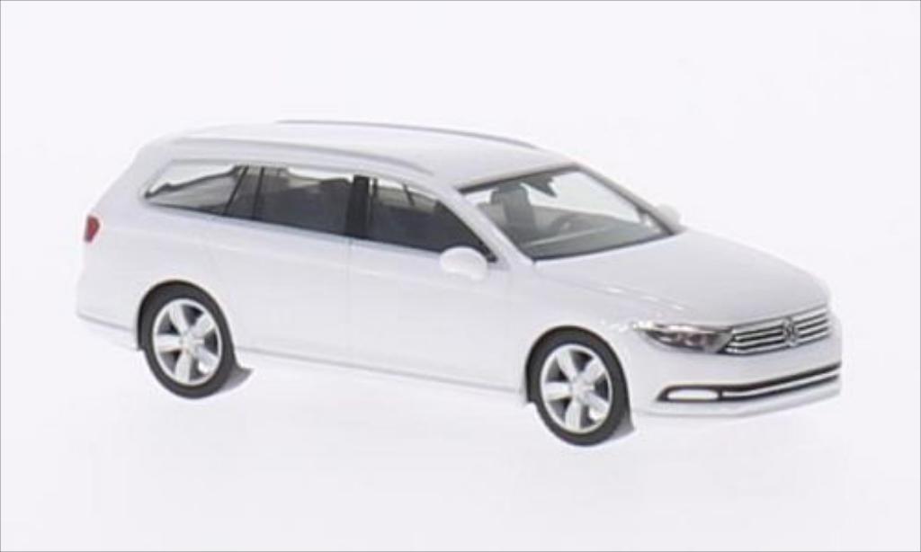 Volkswagen Passat 1/87 Herpa Variant bianco 2014 modellino in miniatura