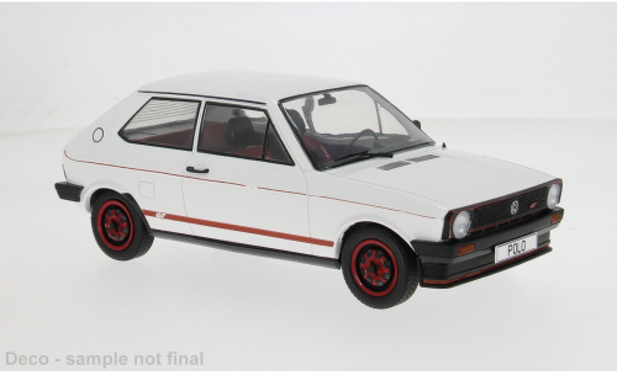 Volkswagen Polo 1/18 MCG I GT weiss/rot 1979 1:18 modellini auto