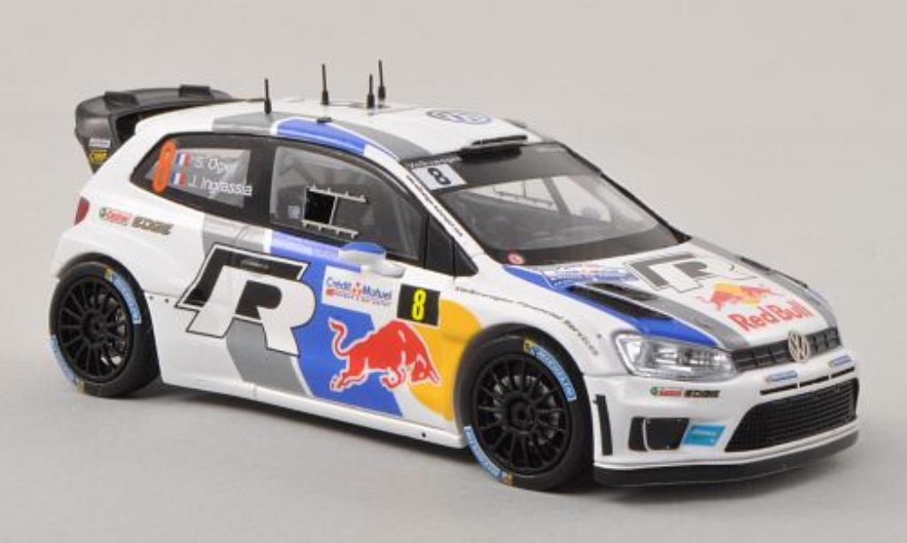 Volkswagen Polo 1/43 Spark R WRC No.8 Rally Frankreich 2013 /J.Ingrassia modellino in miniatura