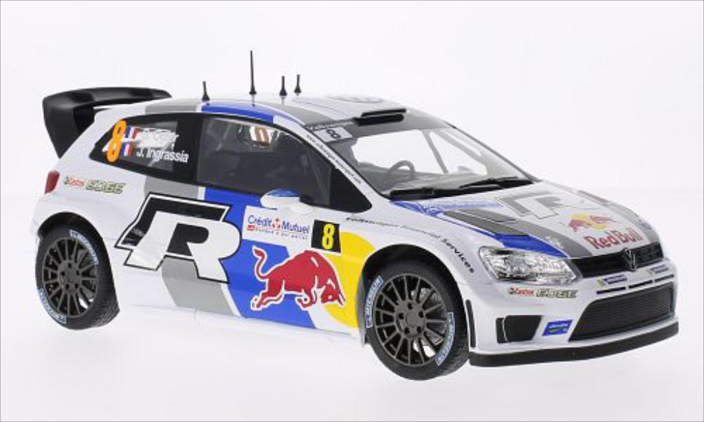 Volkswagen Polo 1/18 Norev R WRC No.8 Red Bull WRC Rallye de France 2013 /J.Ingrassia modellino in miniatura