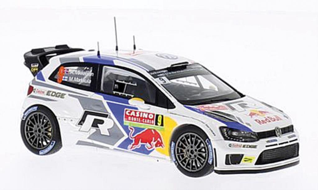 Volkswagen Polo 1/43 Spark R WRC No.9 Motorsport II Rally Monte Carlo 2014 /M.Markkula modellino in miniatura