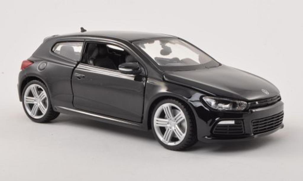 Volkswagen Scirocco 1/24 Burago III R nero modellino in miniatura