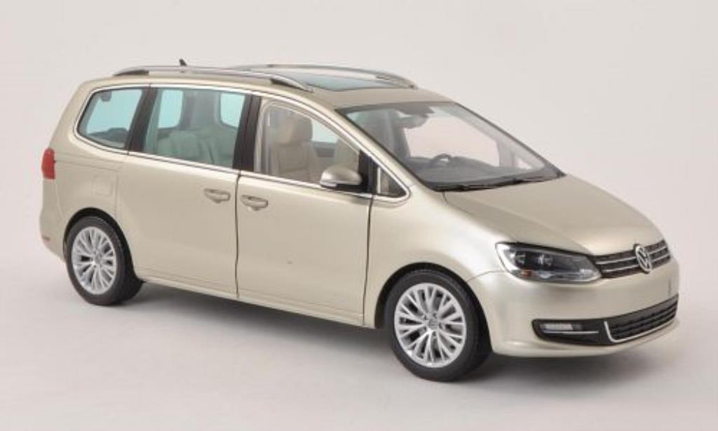 Volkswagen Sharan 1/18 Minichamps II grigio-beige 2010 modellino in miniatura
