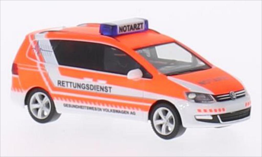 Volkswagen Sharan 1/87 Herpa AG Gesundheitswesen modellino in miniatura