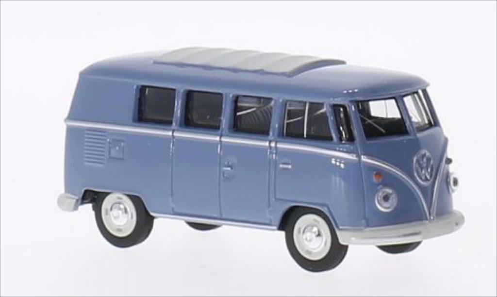 Volkswagen T1 1/64 Schuco Bus blu modellino in miniatura