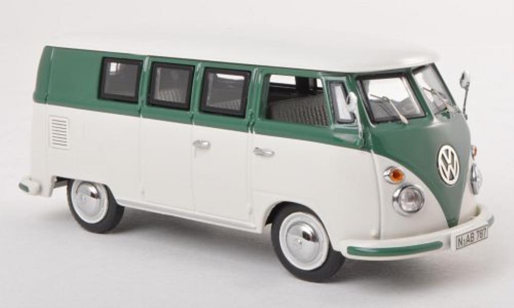 Volkswagen T1 1/43 Schuco Bus bianco/grun modellino in miniatura