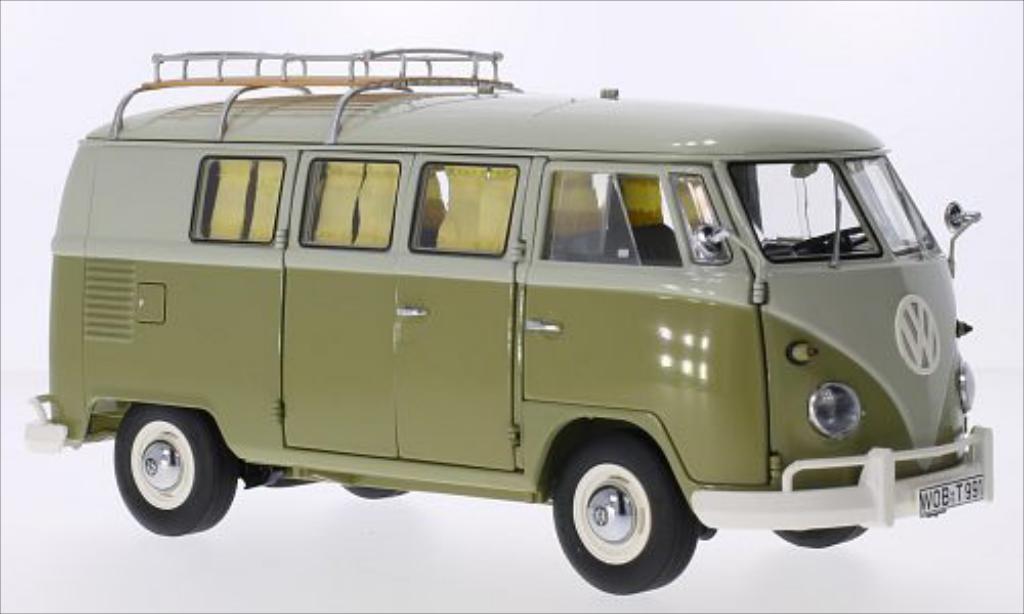 Volkswagen T1 1/18 Schuco grun/grun 1959 modellino in miniatura