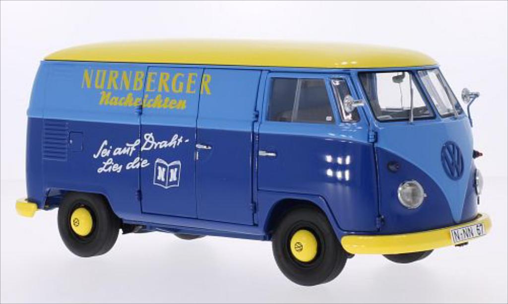 Volkswagen T1 1/18 Schuco Kasten Nurnberger Nachrichten modellino in miniatura