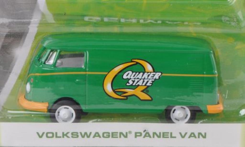 Volkswagen T1 1/64 Greenlight Kasten Quaker State modellino in miniatura