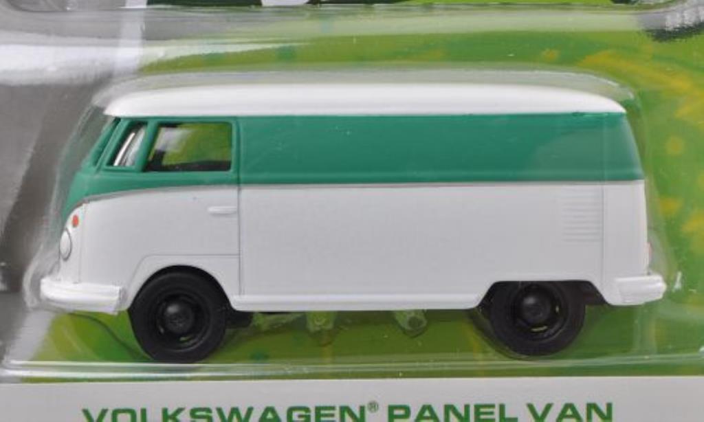 Volkswagen T1 1/64 Greenlight Kasten bianco/matt-turkis modellino in miniatura