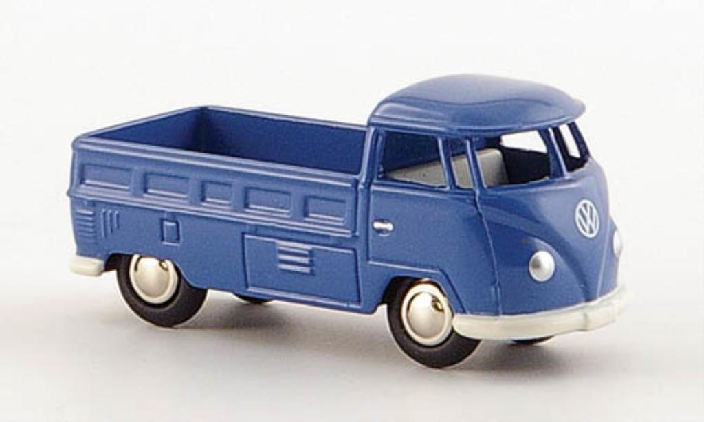 Volkswagen T1 1/87 Bub Pritsche blu modellino in miniatura