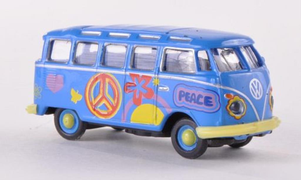Volkswagen T1 1/87 Schuco Samba Flower Power modellino in miniatura
