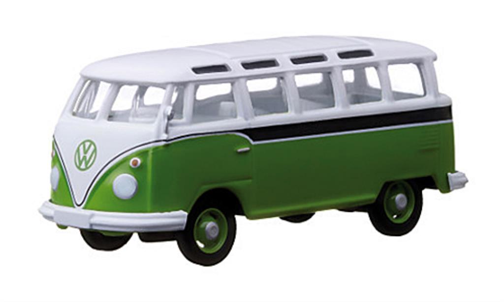 Volkswagen T1 1/64 Greenlight Samba grun/bianco/nero modellino in miniatura