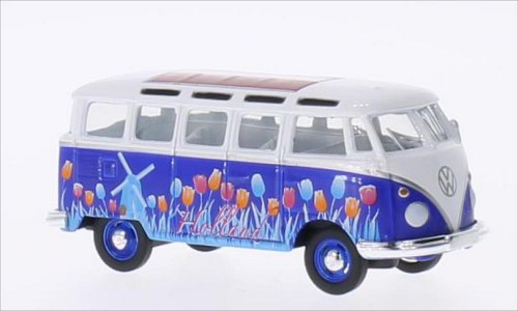 Volkswagen T1 1/64 Greenlight Samba Holland 1962 modellino in miniatura