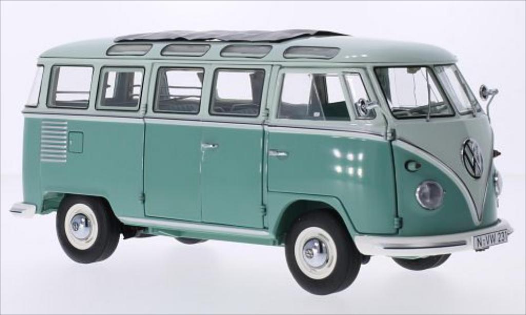 Volkswagen T1 1/18 Schuco Samba turkis/beige 1959 modellino in miniatura