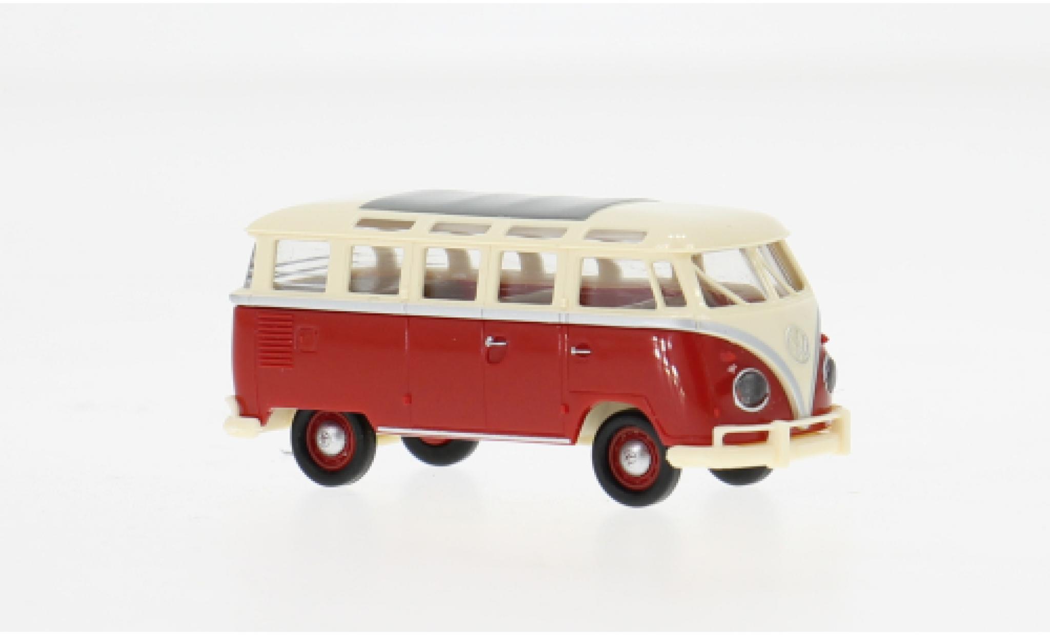 Volkswagen T1 1/87 Brekina b Samba beige/rot 1960 1:87 modellini auto