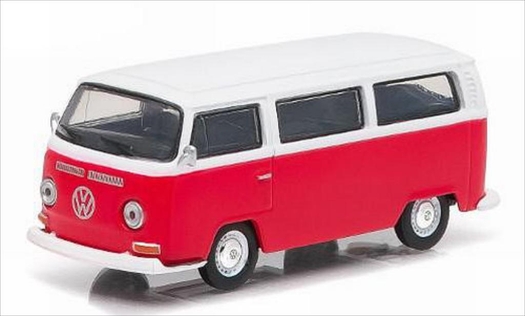 Volkswagen T2 1/64 Greenlight Bus rosso/bianco 1968 modellino in miniatura