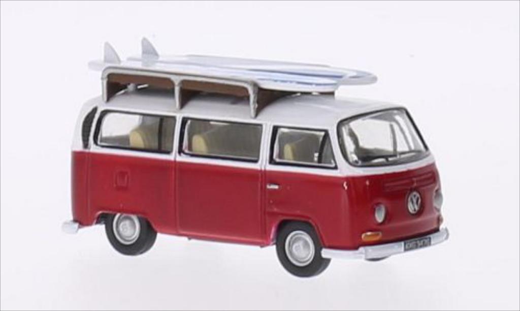 Volkswagen T2 1/76 Oxford Bus rosso/bianco RHD modellino in miniatura