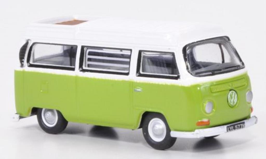 Volkswagen T2 1/76 Oxford Camper grun/bianco modellino in miniatura