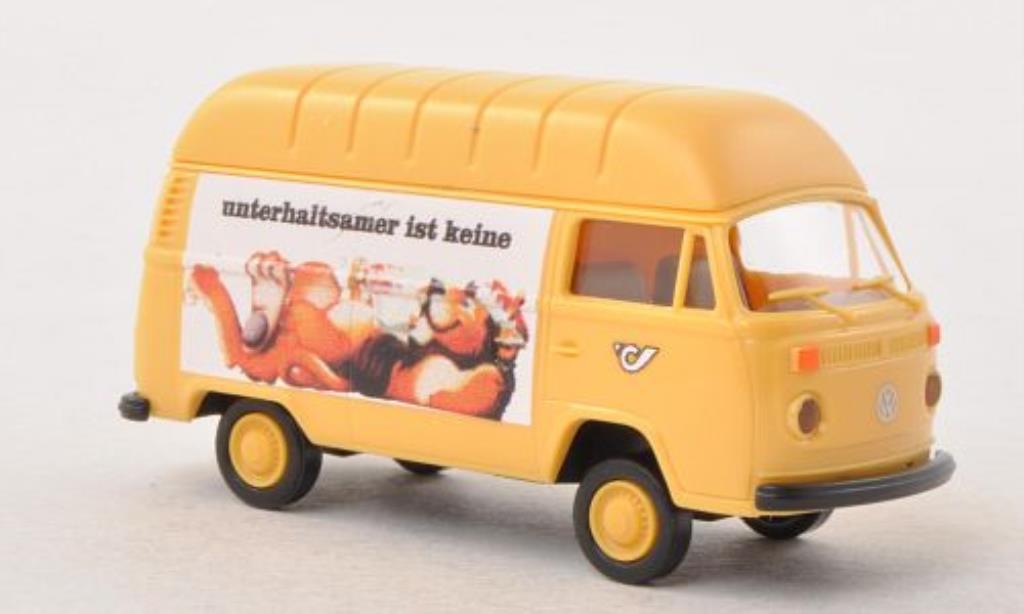 Volkswagen T2 1/87 Brekina Hochdach-Kasten osterreichische Post / Kronenzeitung (A) modellino in miniatura